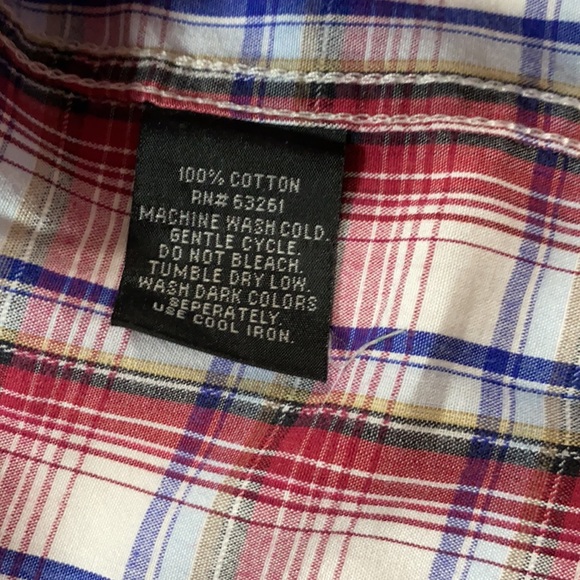 Elliott Long Sleeve Button Dress Shirt. Button pockets and adjustable cuffs. - Picture 8 of 8